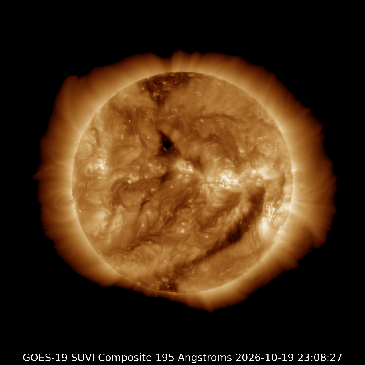GOES-19 SUVI 195 Å
